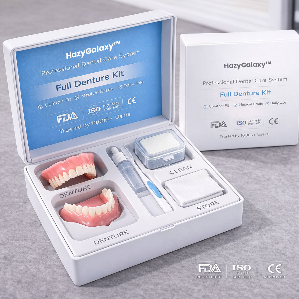 💖 🦷 HazyGalaxy™ Custom-Fit Dentures ⏰ ENDS TODAY   70% OFF | Smile with Confidence