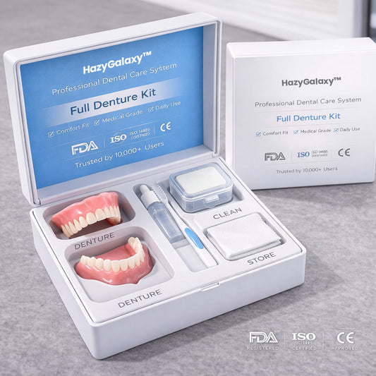💖 🦷 HazyGalaxy™ Custom-Fit Dentures ⏰ ENDS TODAY   70% OFF | Smile with Confidence