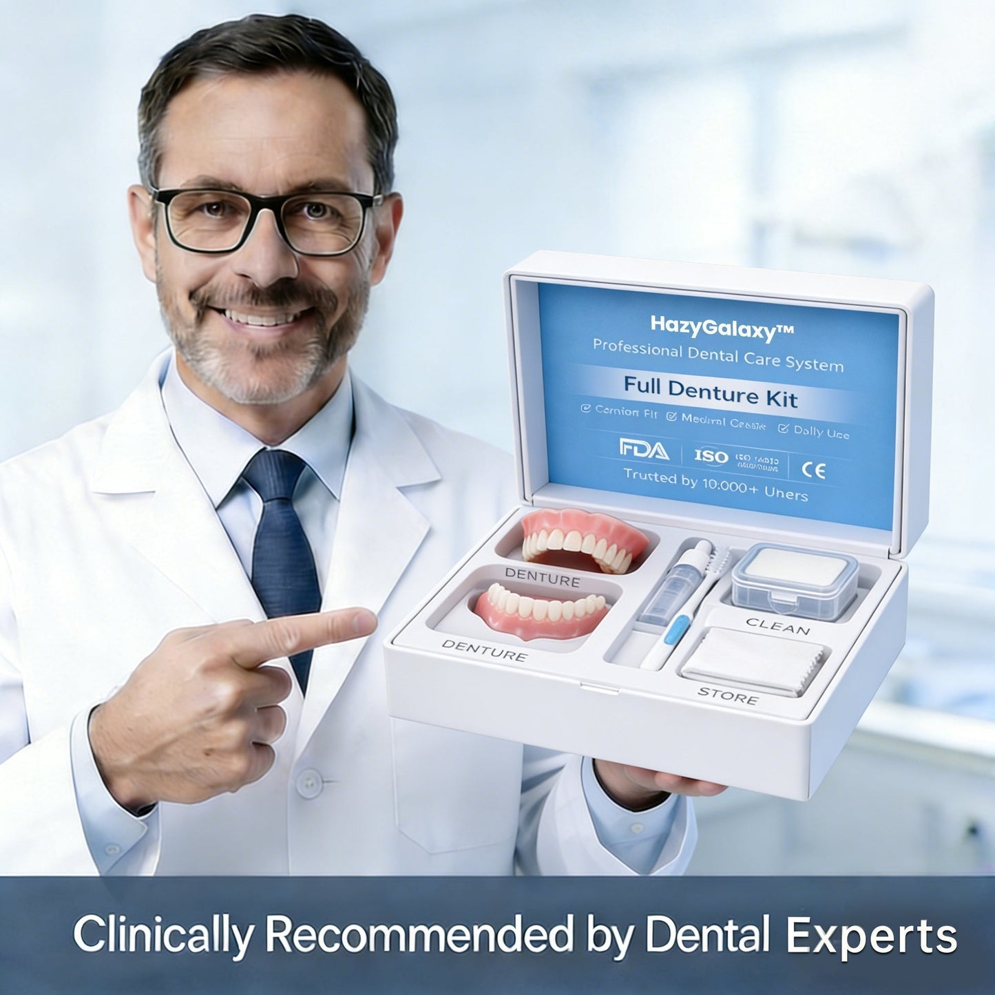 💖 🦷 HazyGalaxy™ Custom-Fit Dentures ⏰ ENDS TODAY   70% OFF | Smile with Confidence