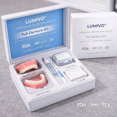 💖 🦷 LUMIVO™ Custom-Fit Dentures ⏰ ENDS TODAY   70% OFF | Smile with Confidence